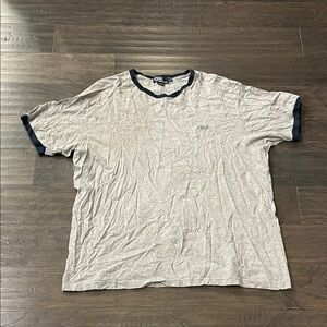 Polo Ralph Lauren Vintage Ringer T Shirt gray Men’s Size XXL